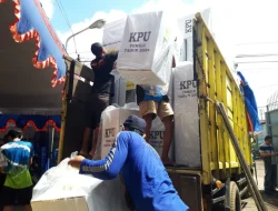 KPU Kota Malang Distribusikan Kotak Suara Pemilu