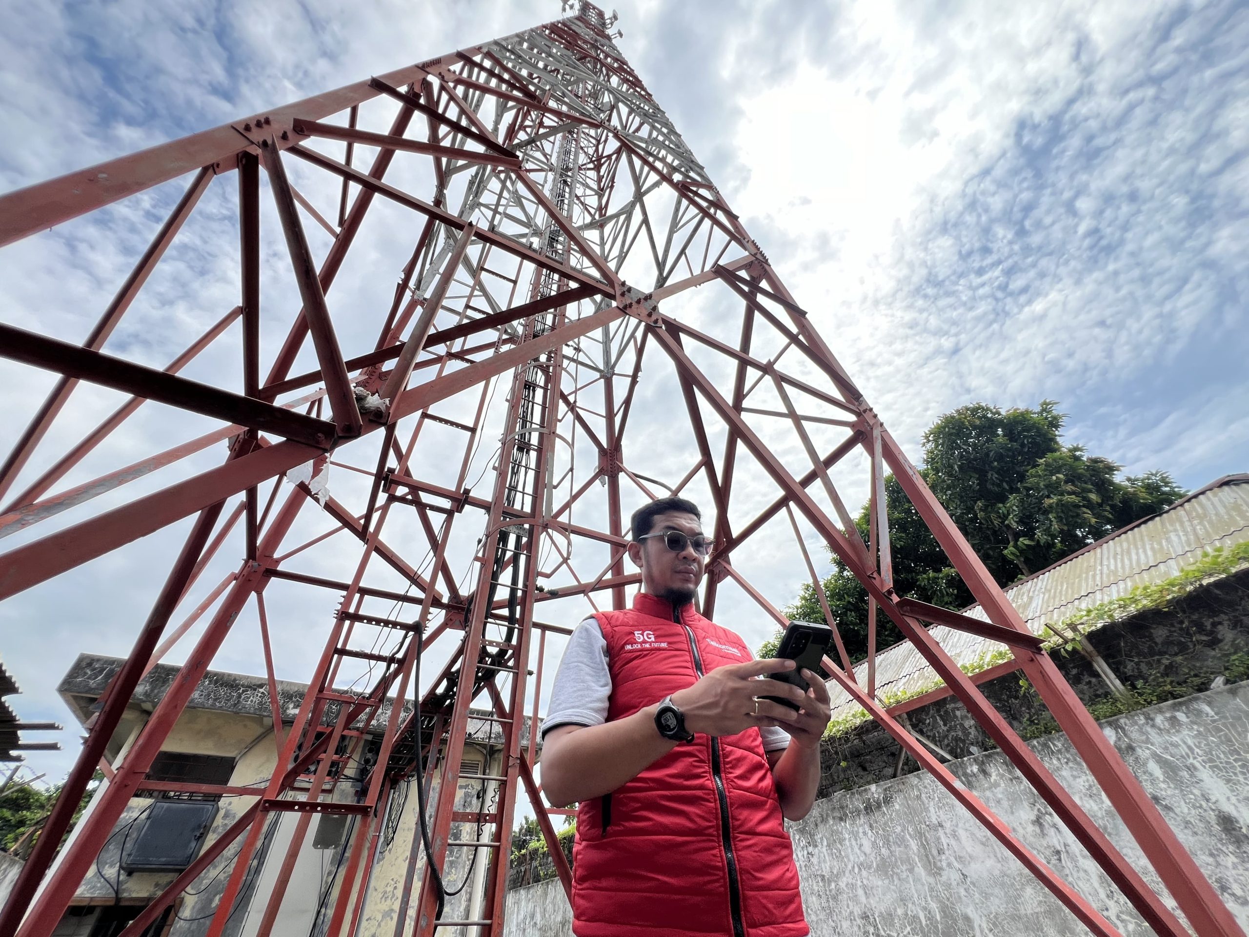 Salah satu BTS Telkomsel yang siap mendukung peningkatan trafik data pada Ramadan-Idulfitri. Ist