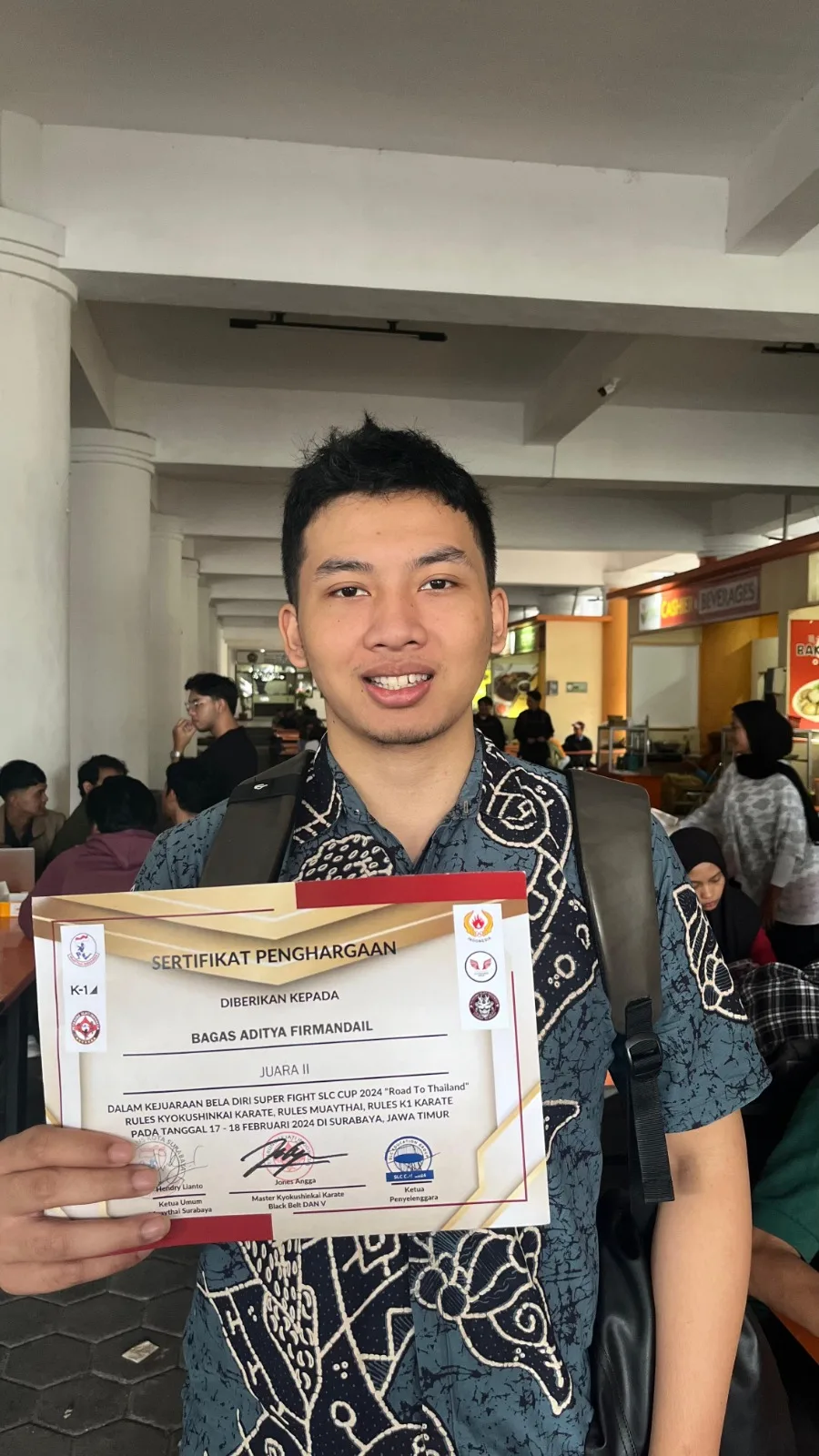 Bagas Aditya Firmandail, mahasiswa Fakultas Hukum Universitas Muhammadiyah Malang (UMM). Ist