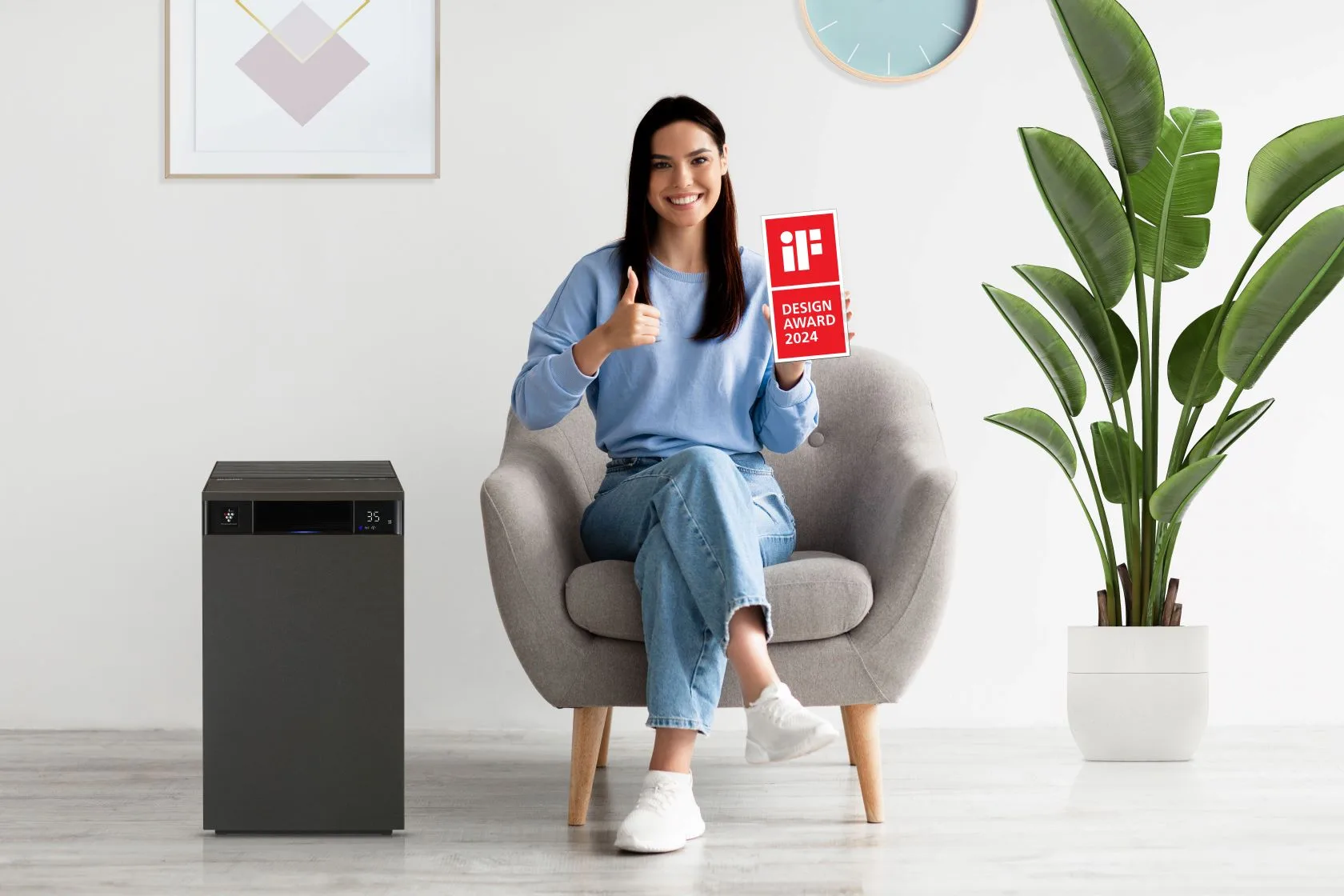 Sharp Purefit meraih penghargaan iF Design Awards 2024 . Ist