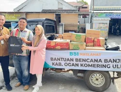 BSI Maslahat Salurkan Bantuan untuk Penyintas Banjir Kab. Ogan Komering Ulu