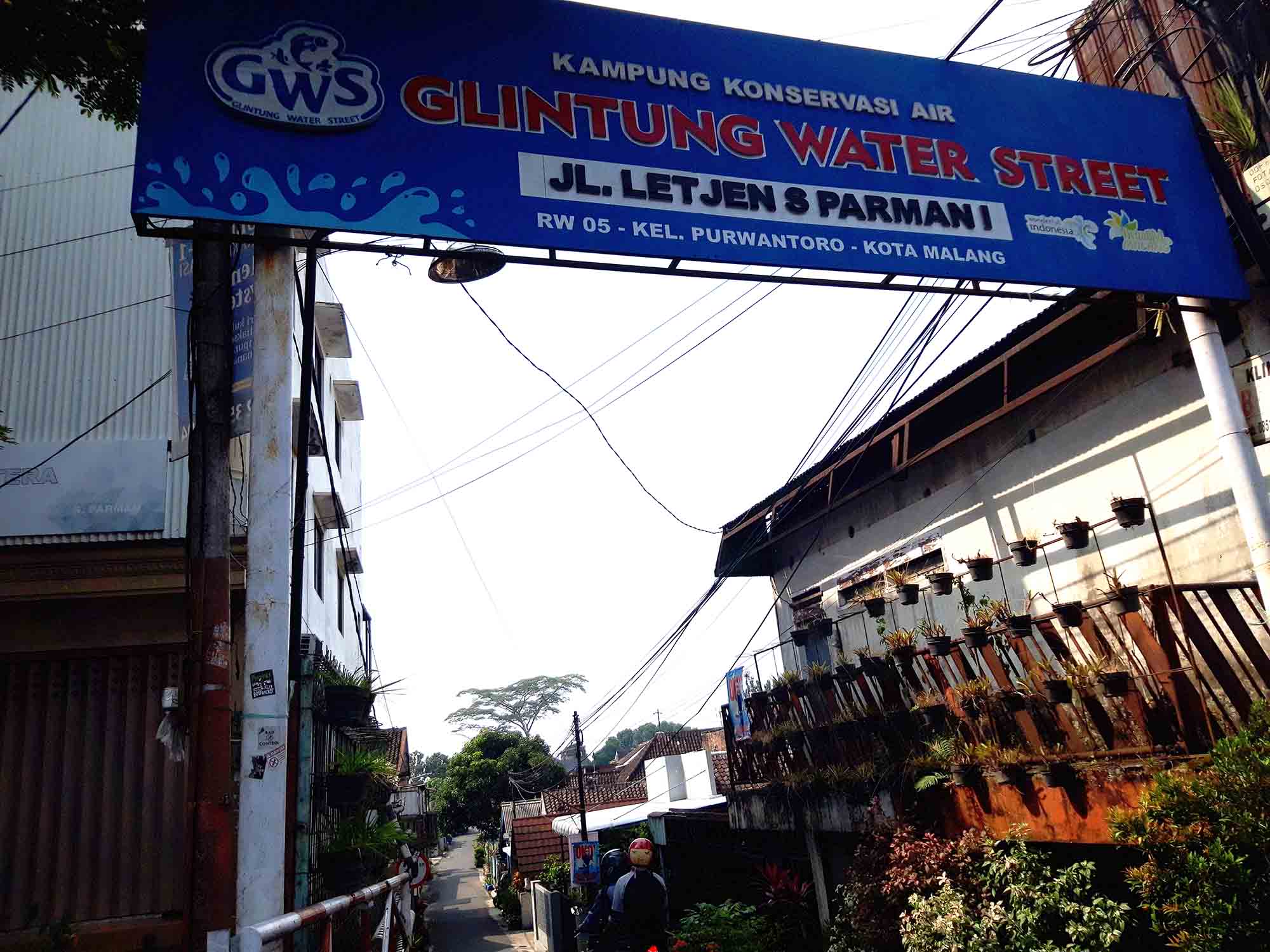 Kampung Glintung Water Street, Kota Malang, Jawa Timur. Foto: Tugusatu/Bagus Suryo