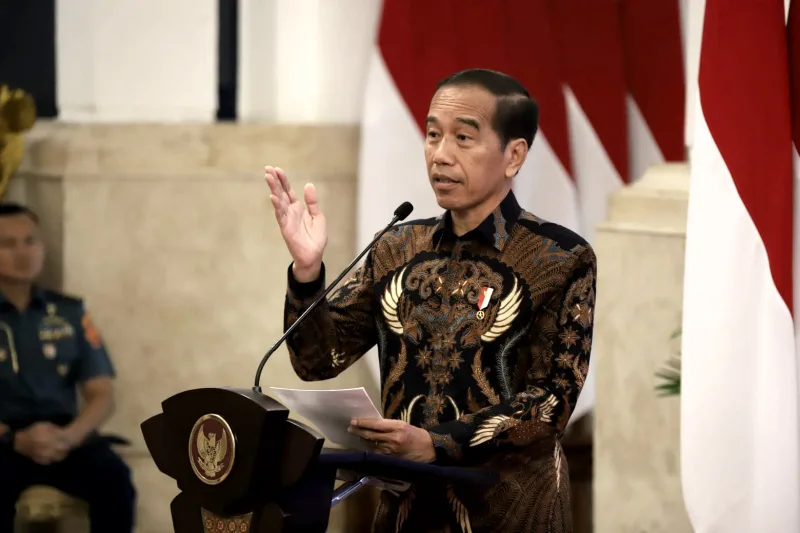 Presiden Joko Widodo saat SPBE Summit 2024 dan Peluncuran GovTech Indonesia di Istana Negara, Jakarta, Senin (27/5). Foto: Diskominfo Kota Malang