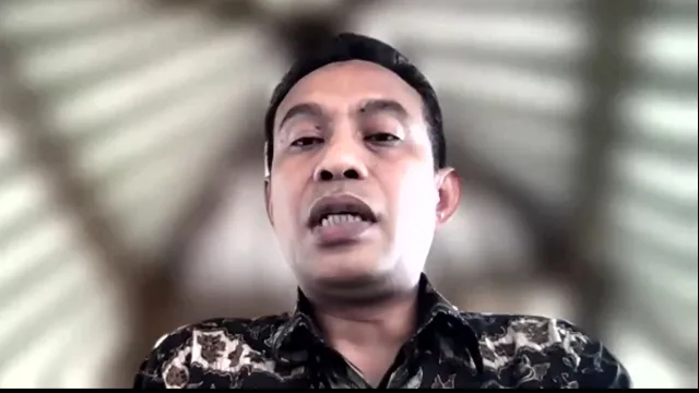 Wakil Rektor II UB Muhammad Ali Safaat. Foto: Tangkapan layar zoom rilis UKT Universitas Brawijaya