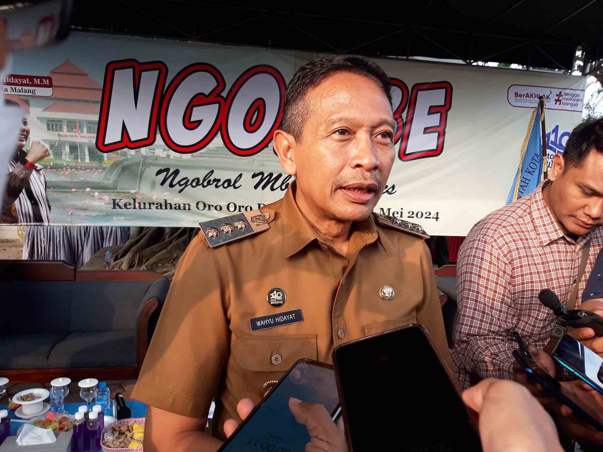 Penjabat Wali Kota Malang Wahyu Hidayat. Foto: Tugusatu/Bagus Suryo