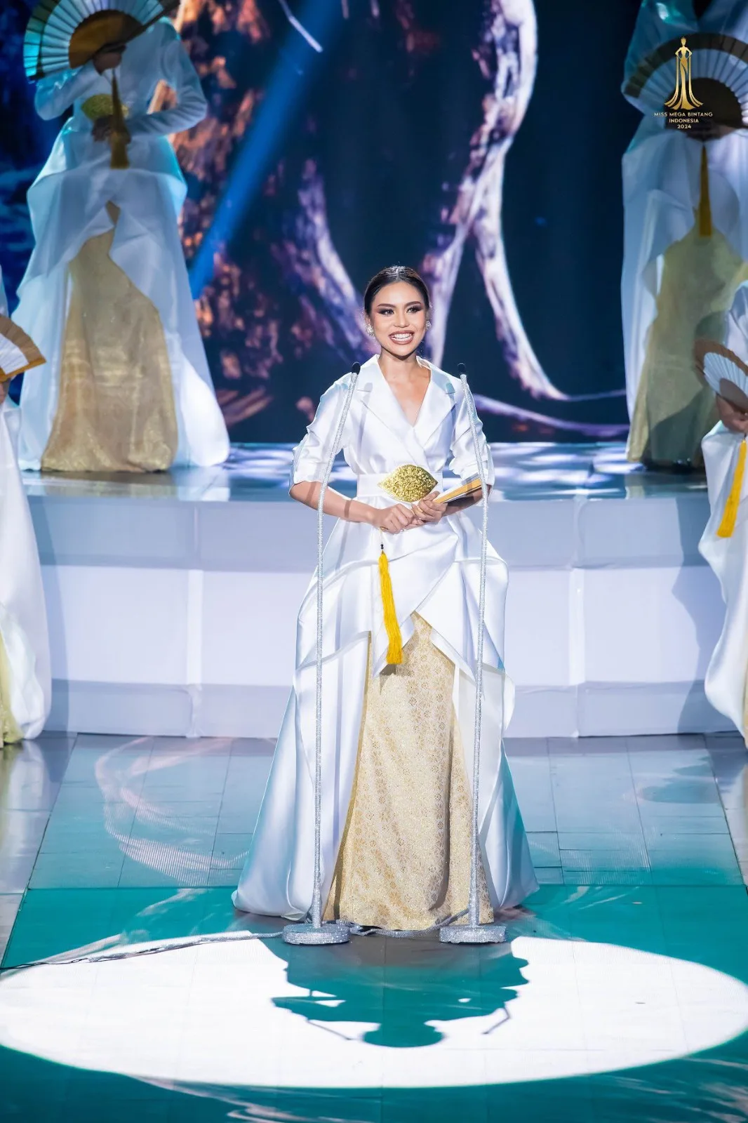Dian Kharisma Harissandy, mahasiswa Ilmu Komunikasi Universitas Brawijaya dalam Miss Mega Bintang Indonesia (MMBI) 2024. Ist