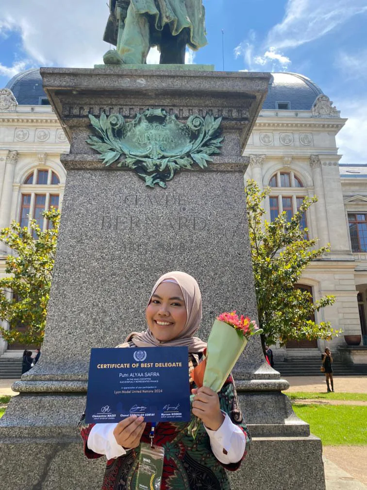 Putri Alyaa Safira, mahasiswa Hubungan Internasional Universitas Brawijaya. Ist.