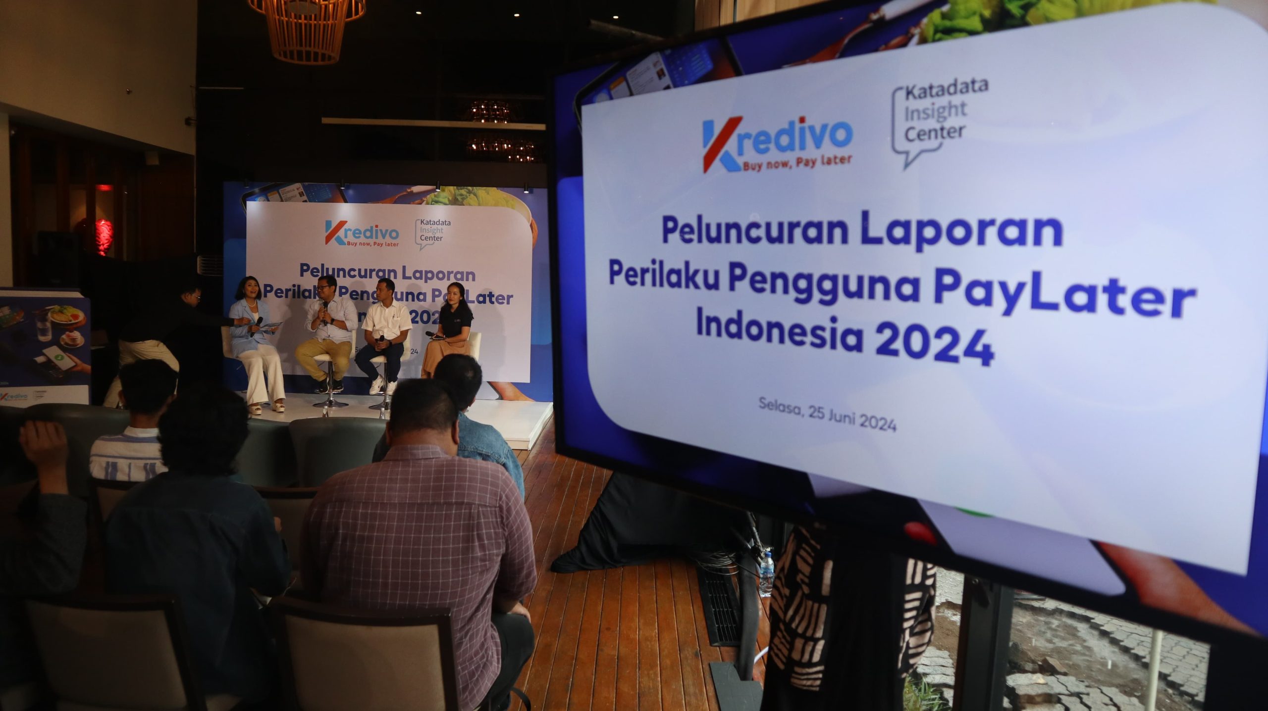 Pemaparan hasil riset bertajuk Laporan Perilaku Pengguna Paylater Indonesia 2024 di Jakarta, Selasa (25/6/2024). Ist