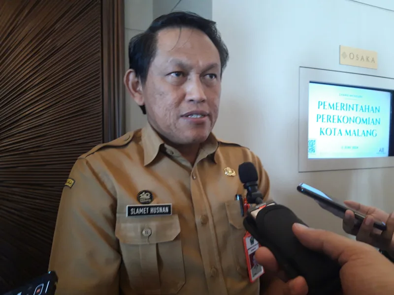 Kepala Dinas Ketahanan Pangan dan Pertanian (Dispangtan) Kota Malang Slamet Husnan Hariyadi. Foto: Tugusatu/Bagus Suryo