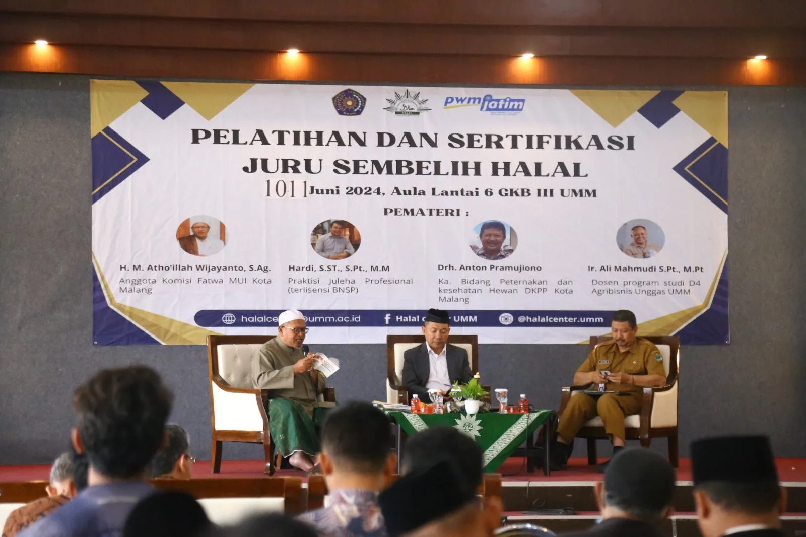 Pelatihan Ratusan Juru Sembelih Halal di UMM, Selasa (11/6/2024). Ist