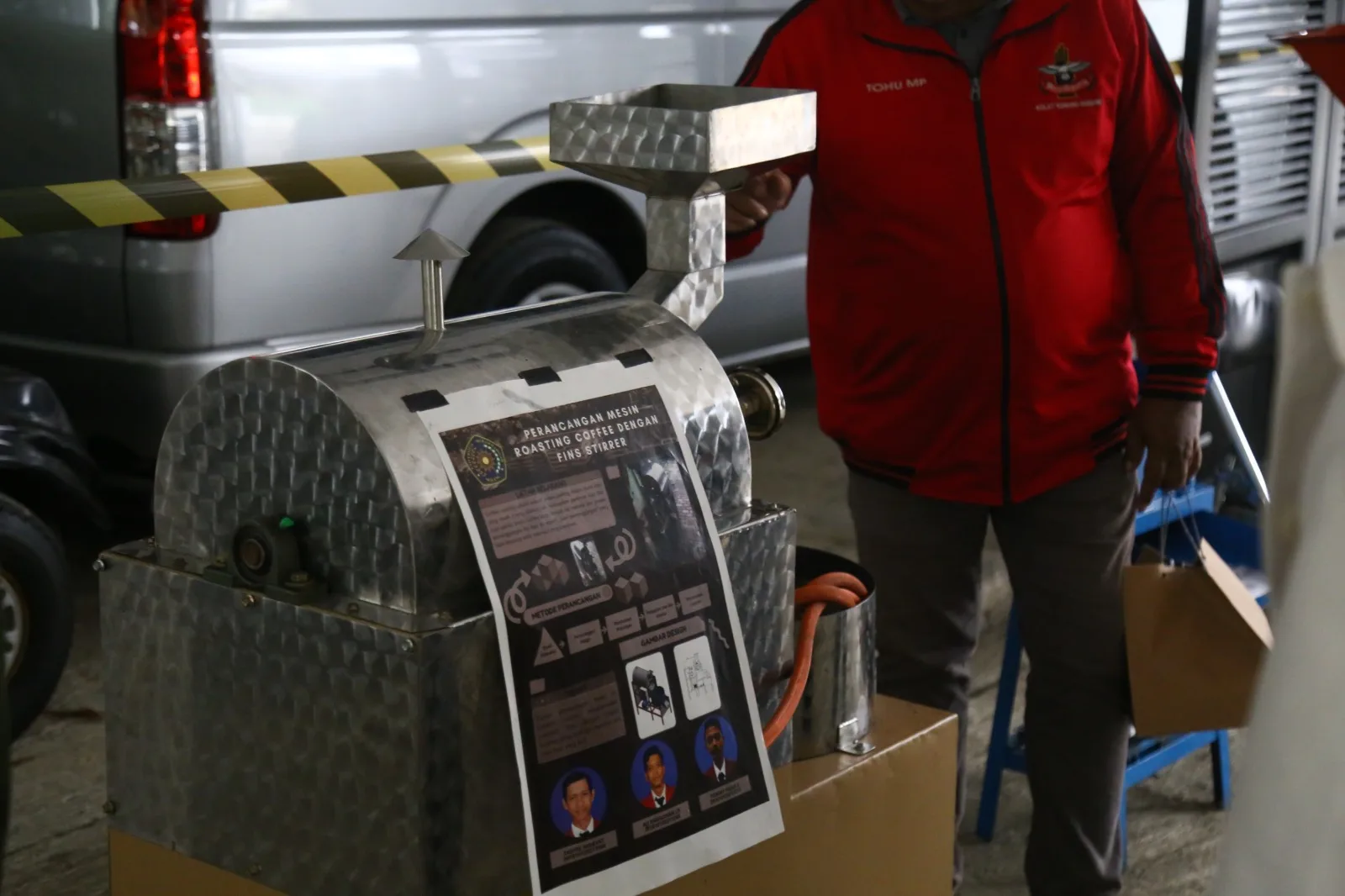 Mesin roasting kopi karya mahasiswa UMM. Ist