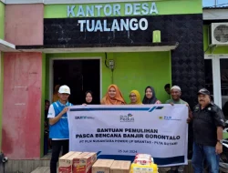 PLN Nusantara Power UP Brantas-PLTA Sutami Salurkan Bantuan Pemulihan Pasca Bencana Banjir Gorontalo