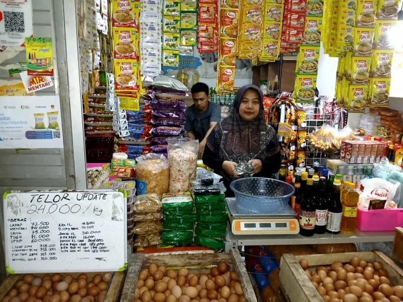 Pedagang pasar Dinoyo Malang