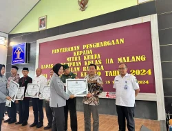 Bantu Produktivitas Penghuni, UMM Dapat Penghargaan dari Lapas Perempuan