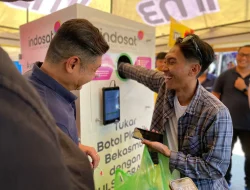 Indosat Ooredoo Hutchison Kampanyekan “Sampah Jadi Pulsa” di Ajang MotoGP Mandalika 2024