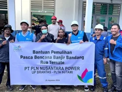 PLN Nusantara Power UP Brantas-PLTA Sutami Salurkan Bantuan Pemulihan Pasca Bencana Banjir Bandang Ternate
