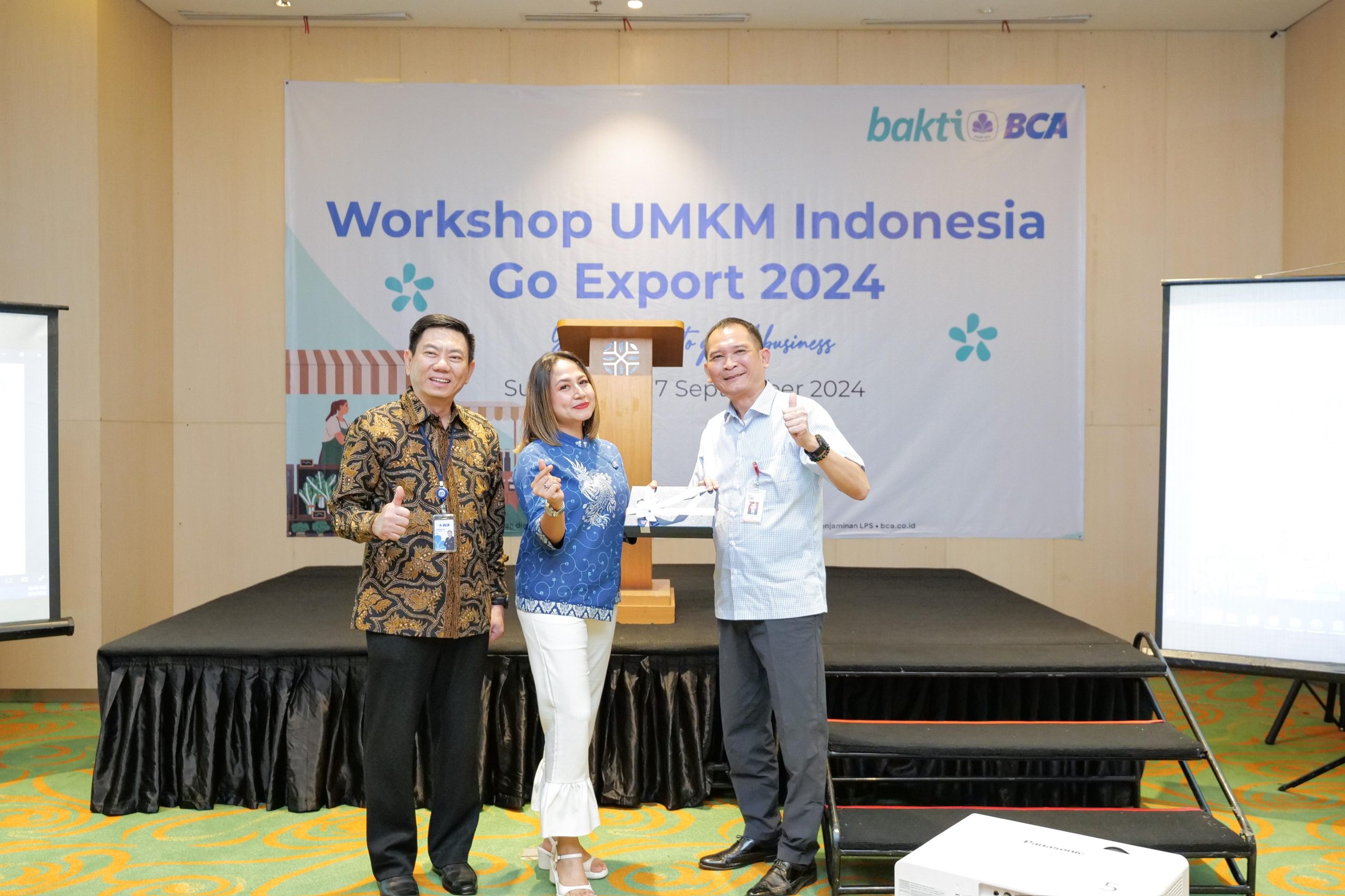 Pembukaan Workshop UMKM Indonesia Go Export 2024 Surabaya, Selasa (3/9/2024). Istimewa
