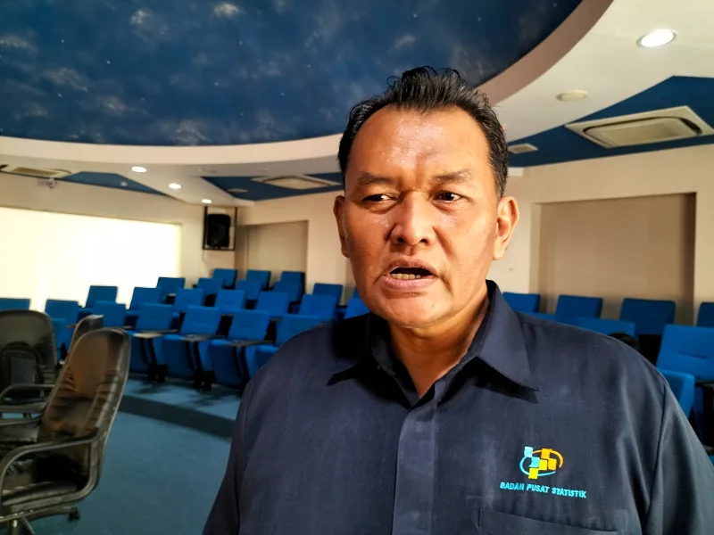 Kepala BPS Kota Malang Umar Sjaifudin. Foto: Tugusatu/Bagus Suryo