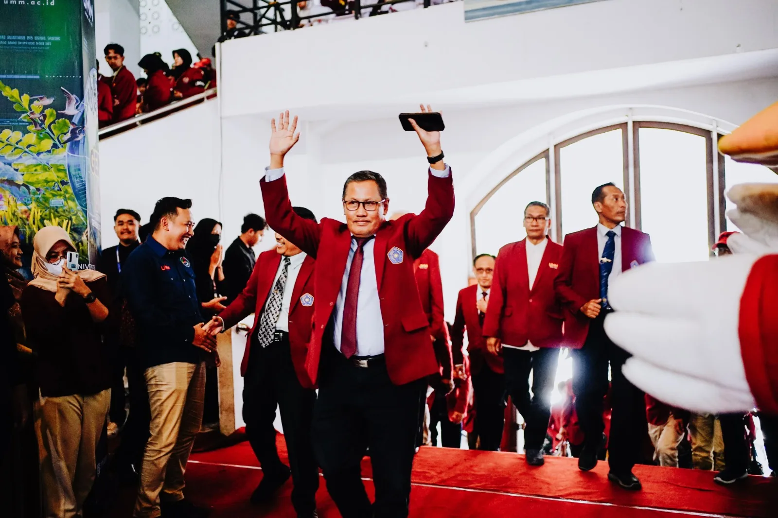 Rektor UMM, Prof.  Nazaruddin Malik, pada Penutupan Pengenalan Studi Mahasiswa Baru (Pesmaba) UMM, Jumat (13/9/2024). Istimewa