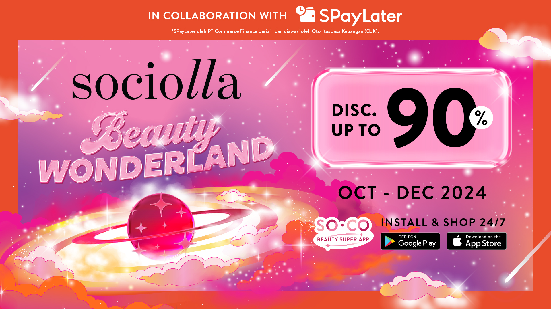 Flyer Sociolla Beauty Wonderland 2024. Istimewa