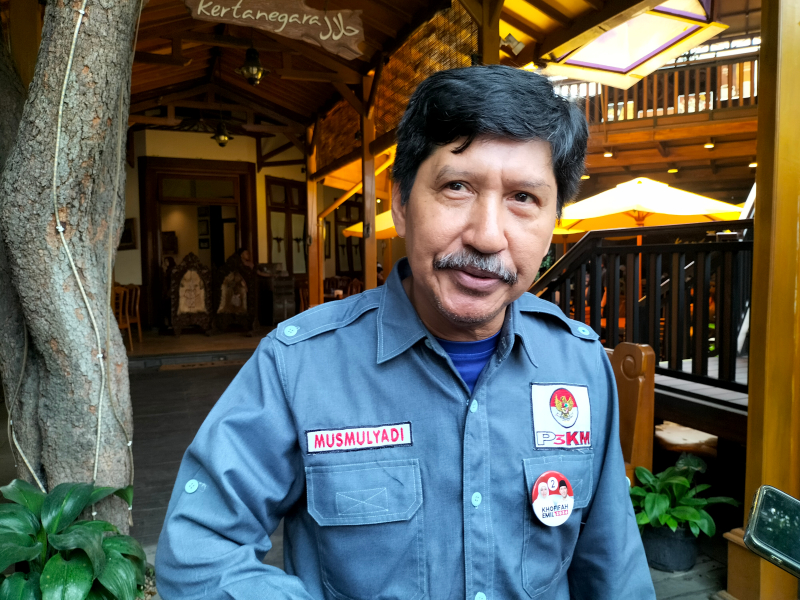 Ketua Persatuan Pedagang Pasar Kota Malang Musmulyadi. Foto: Tugusatu/Bagus Suryo