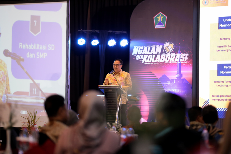 Gelaran Ngalam Berkolaborasi himpun Rp400 juta dari pengusaha untuk pembangunan. Foto: Dinas Komunikasi dan Informatika Kota Malang