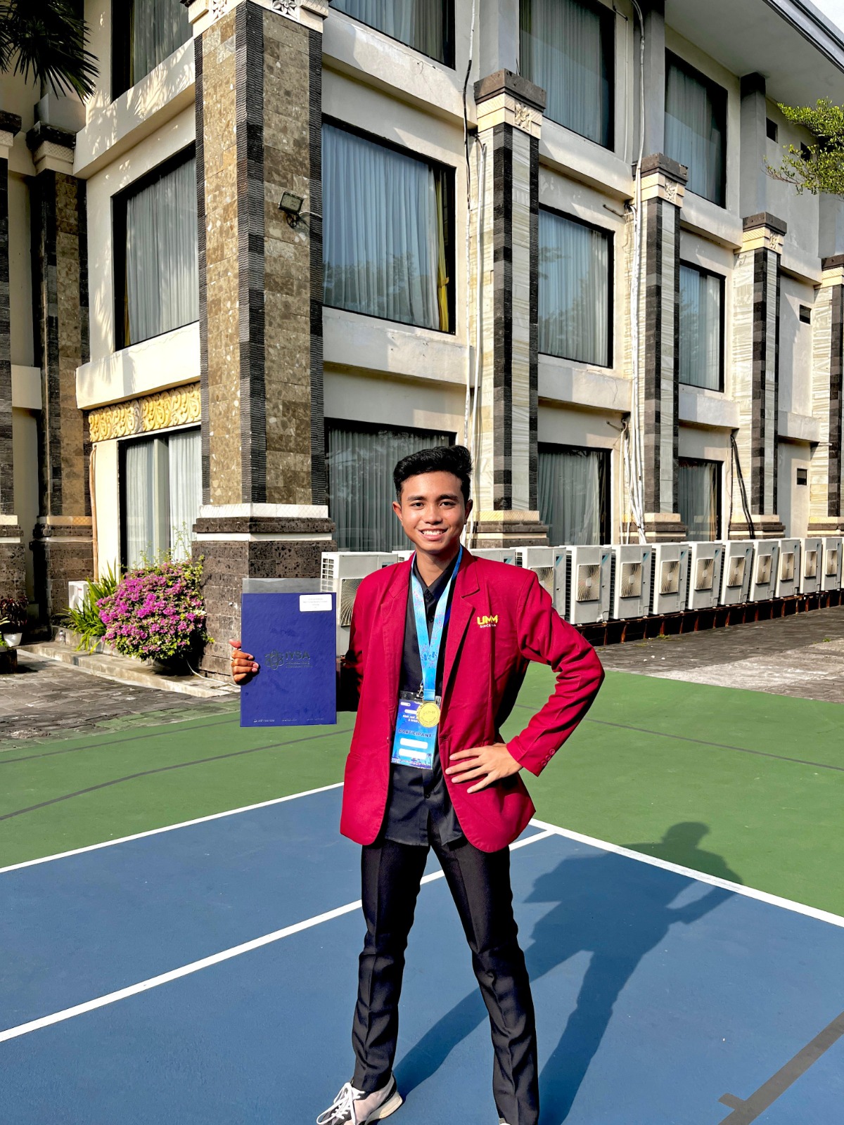 Afta Gita Muhammad, mahasiswa manajemen Universitas Muhammadiyah Malang (UMM). Istimewa