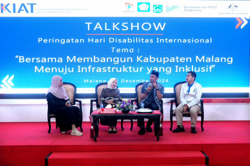 Talk show memperingati Hari Disabilitas Internasional di Pendopo Panji, Kabupaten Malang, Sabtu (7/12/2024). Foto: Dok. Gerkatin