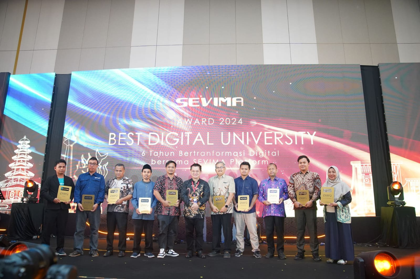 Gala Apresiasi Mitra Akademik di Widya Mandala Hall, Surabaya, Senin (16/12/2024) malam. Istimewa