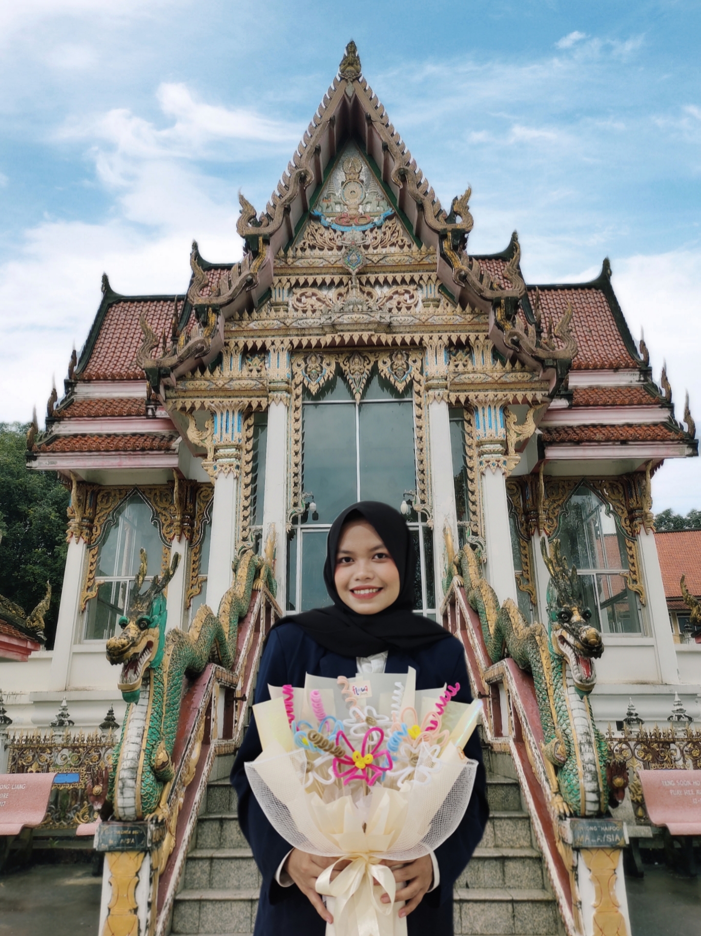 Salamah menjadi wisudawan sarjana terbaik UB dengan 22 publikasi. Istimewa