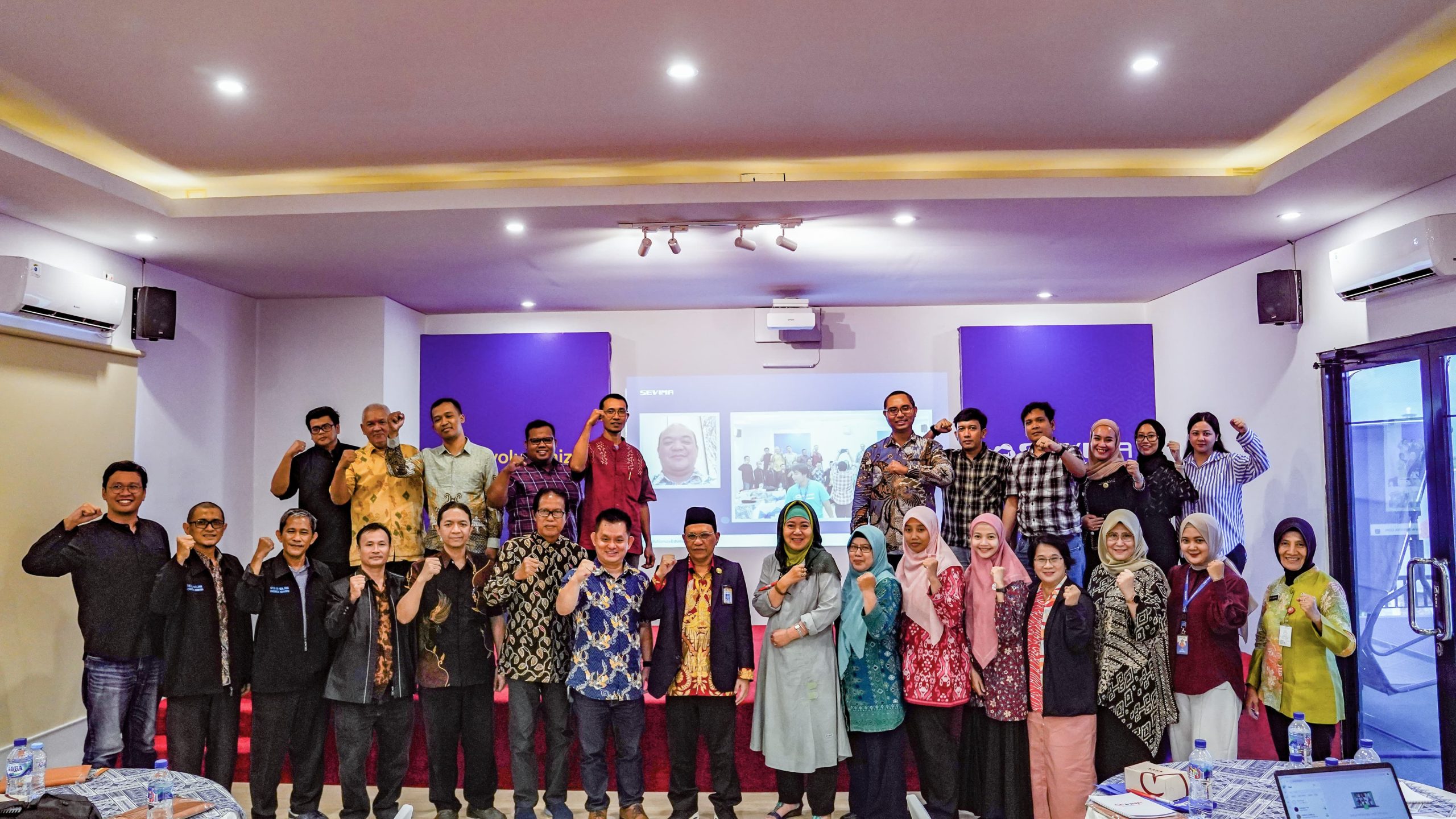 Seminar SEVIMA secara hybrid di Institut Teknologi Del - Toba Sumatera Utara & Aplikasi Zoom, Senin (30/12/2024).