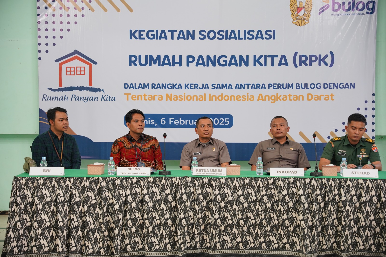 Sosialisasi tentang RPK dan Befood di di kantor BULOG Cabang Malang, Jawa Timur, Kamis (6/2/2025) lalu. Istimewa