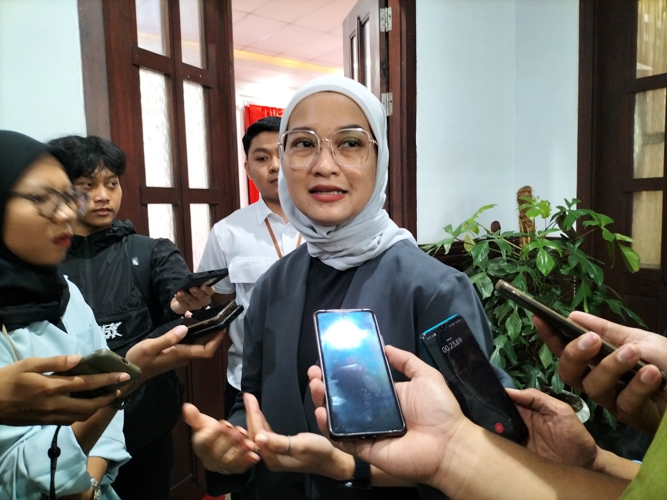 Ketua DPRD Kota Malang Amithya Ratnanggani Sirraduhita menyatakan gereget Kayutangan Heritage harus ditingkatkan. Foto: Tugusatu/Bagus Suryo