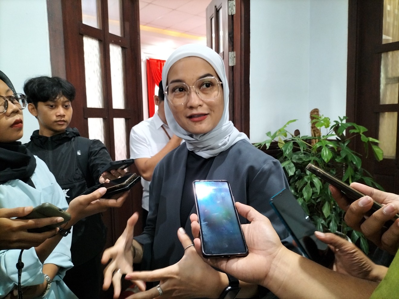 Ketua DPRD Kota Malang Amithya Ratnanggani Sirraduhita menyoroti penanganan anak tidak sekolah. Foto: Tugusatu/Bagus Suryo