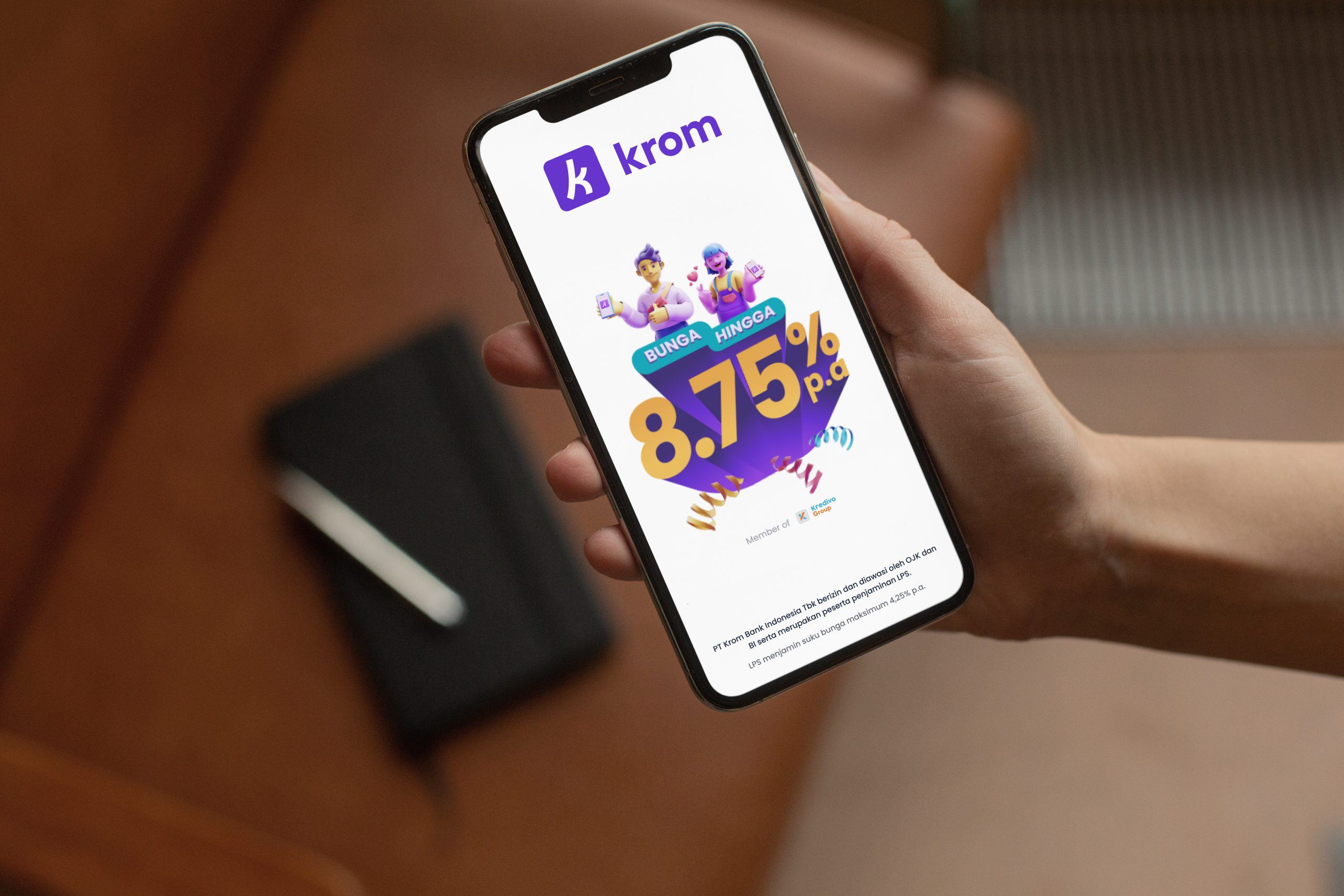 Aplikasi Krom Bank. Istimewa