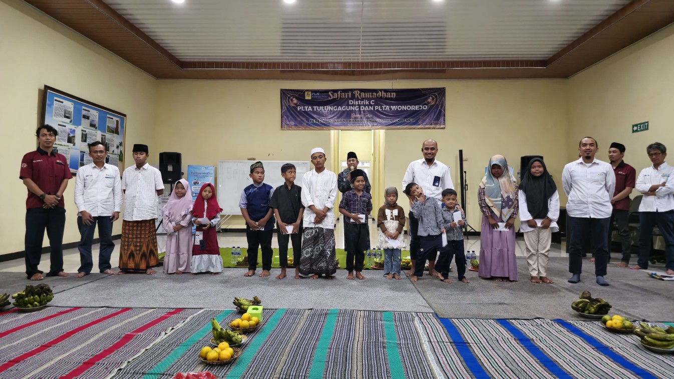 PLN Nusantara Power UP Brantas melakukan Safari Ramadan tahun 2025 Distrik C pamungkas di PLTA Tulungagung. Foto: Dok PLN NP UP Brantas