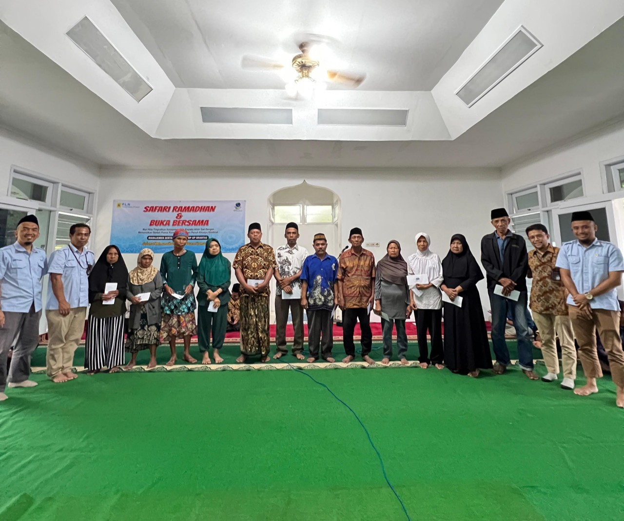 Manajemen PLN Nusantara Power Unit Pembangkitan Brantas (PLN NP UP Brantas) Safari Ramadan di PLTA Sengguruh sebagai bagian dari Distrik A, Rabu (12/3). Foto: Dok PLN NP UP Brantas
