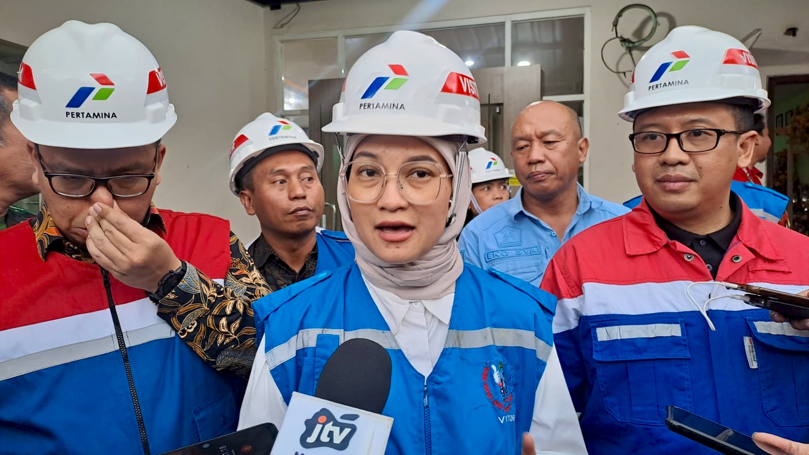 Ketua DPRD Kota Malang, Amithya Ratnanggani Sirraduhita memastikan stok elpiji aman selama Ramadan dan Lebaran. Foto: Tugusatu/ist