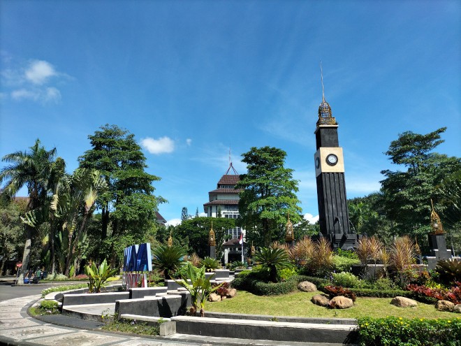 Lingkungan kampus Universitas Brawijaya di Kota Malang, Jawa Timur. Foto: Tugusatu/Bagus Suryo