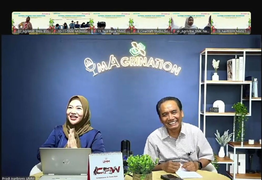 Kegiatan Agri Fair UMM yang diselenggarakan secara daring, Kamis (15/5/2025). Istimewa