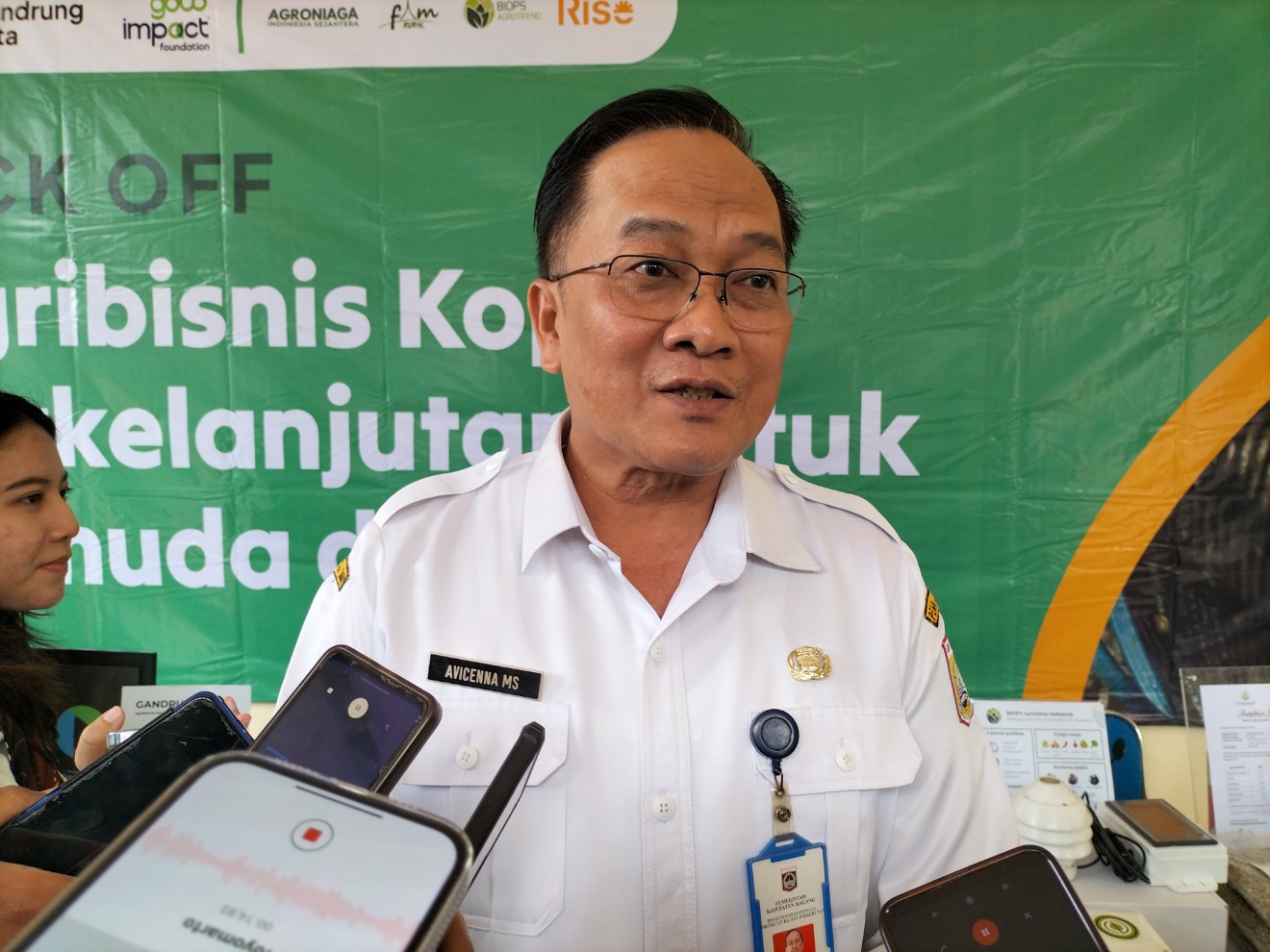 Kepala Dinas Tanaman Pangan, Hortikultura dan Perkebunan Kabupaten Malang, Avicenna Saniputera. Foto: Tugusatu/Bagus Suryo
