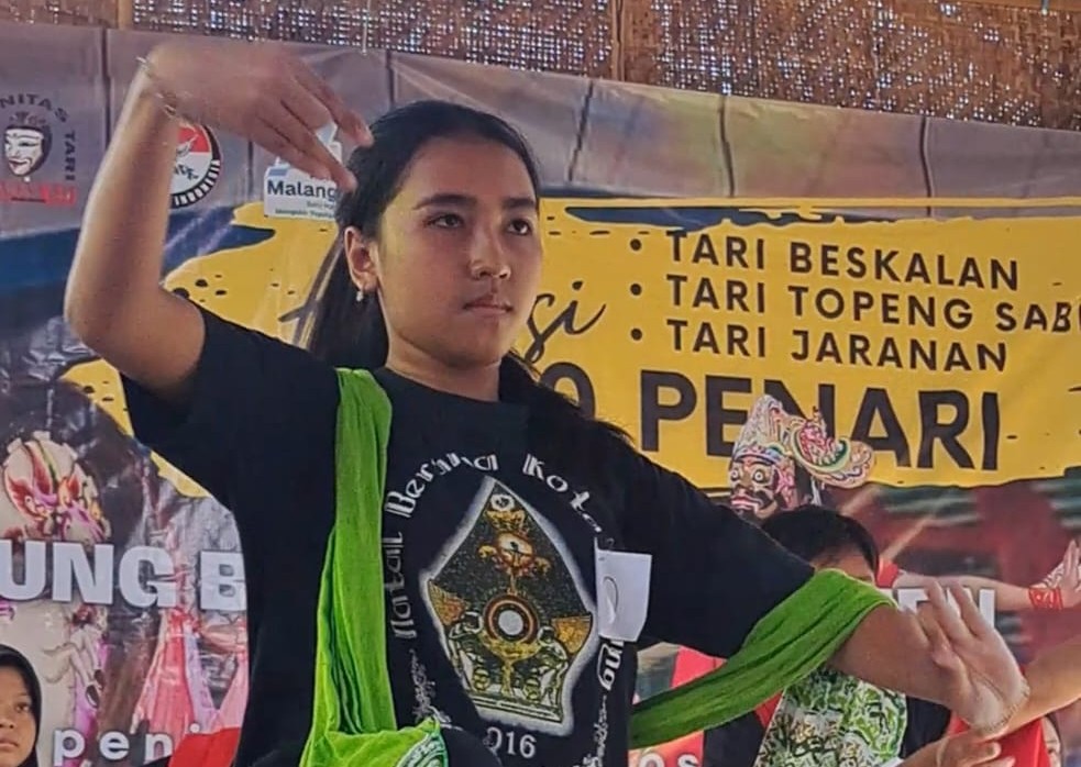 Peserta talenta muda mengikuti audisi Kampung Budaya Polowijen di Kota Malang untuk bisa tampil dalam pembukaan Porprov IX Jatim 2025. Foto: Dok Kampung Budaya Polowijen