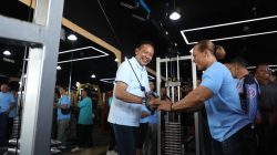 Wali Kota Malang Wahyu Hidayat meresmikan fasilitas fitnes di Malang Creative Center (MCC), Sabtu (10/5). Foto: dok Prokompim Kota Malang