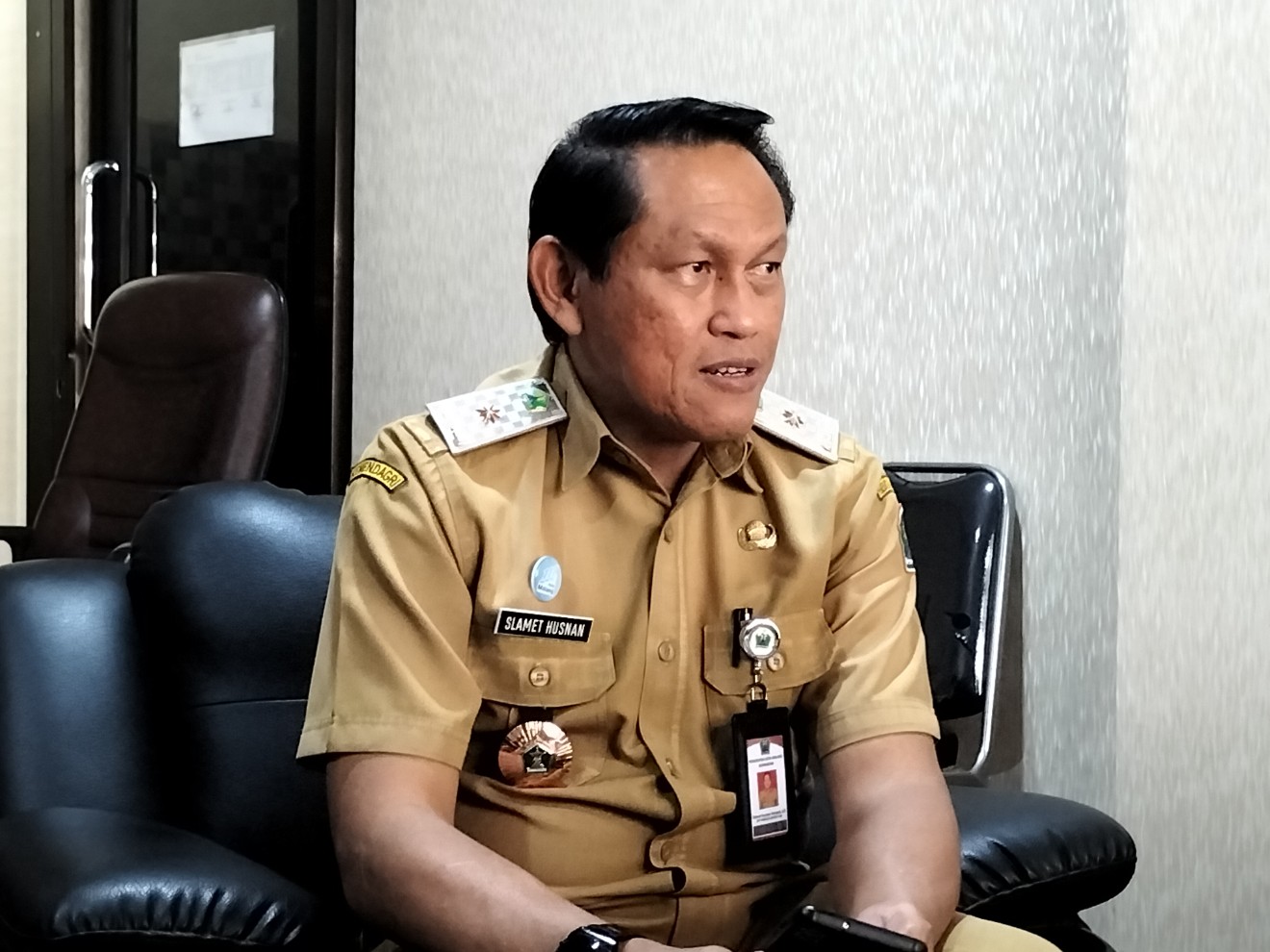 Kepala Dispangtan Kota Malang Slamet Husnan Hariyadi. Foto: Tugusatu/Bagus Suryo