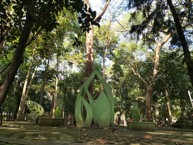 Hutan Kota Malabar di Jalan Malabar, Kelurahan Oro-oro Dowo, Kecamatan Klojen, Kota Malang. Foto: Tugusatu/Bagus Suryo