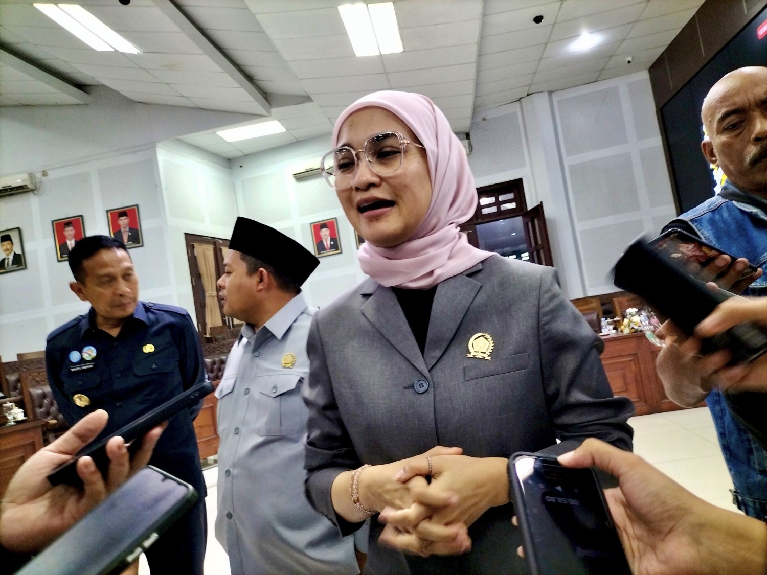 Ketua DPRD Kota Malang Amithya Ratnanggani Siraduhita dalam memberikan penekanan pada RPJMD 2025-2029. Foto: Tugusatu/Bagus Suryo