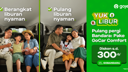 Flyer Yuk Libur pakai GoCar Bandara. Istimewa