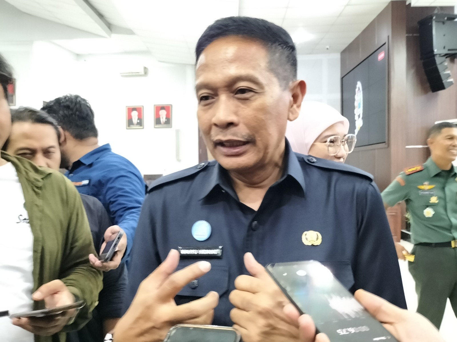 Wali Kota Malang Wahyu Hidayat menyatakan memperkuat MCC dan menyiapkan dinas ekraf sembari menunggu Surat Keputusan Bersama (SKB) terbaru Kemenekraf dan Kemendagri. Foto: Tugusatu/Bagus Suryo