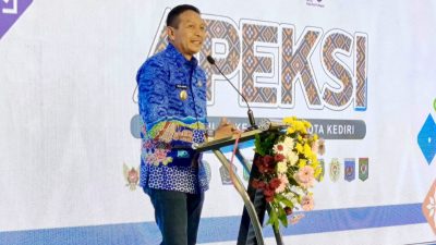 Wali Kota Malang Wahyu Hidayat saat Musyawarah Komisariat Wilayah (Muskomwil) ke-13 Apeksi di Kota Kediri, Kamis (17/7). Foto: Dok Prokompim Kota Malang