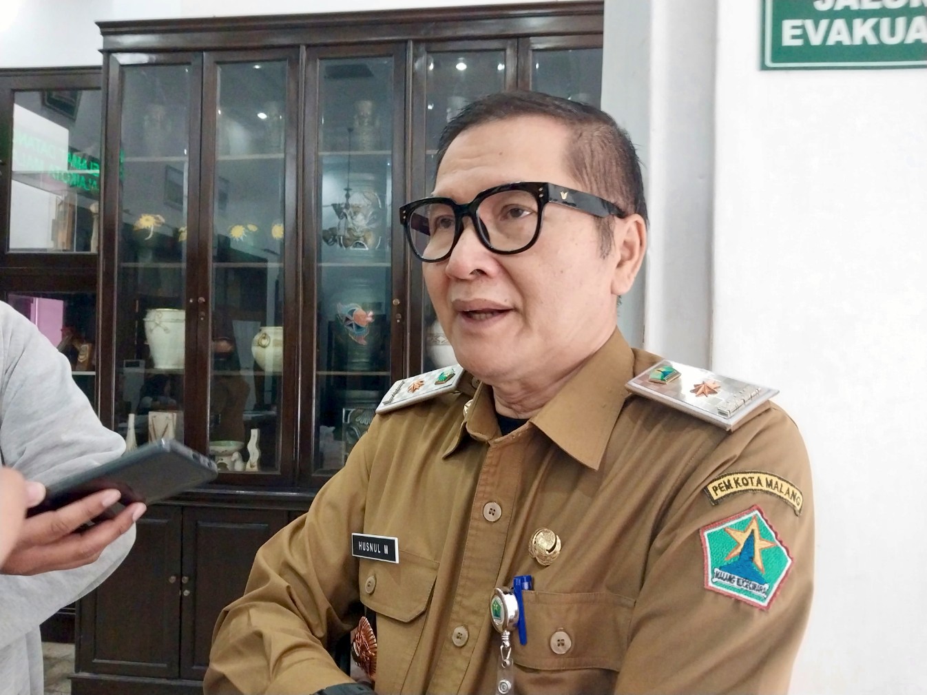 Kepala Dinas Kesehatan Kota Malang Husnul Muarif. Foto: Tugusatu/Maghfirotul Hasanah